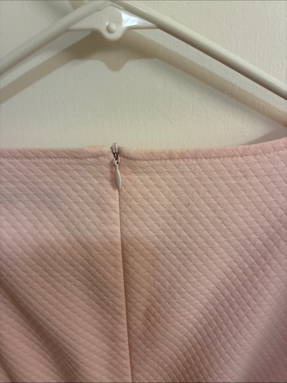 NWOT J McLaughlin Pastel Pink Textured Midi Dress Sz 2-100% Cotton - Picture 6 of 14